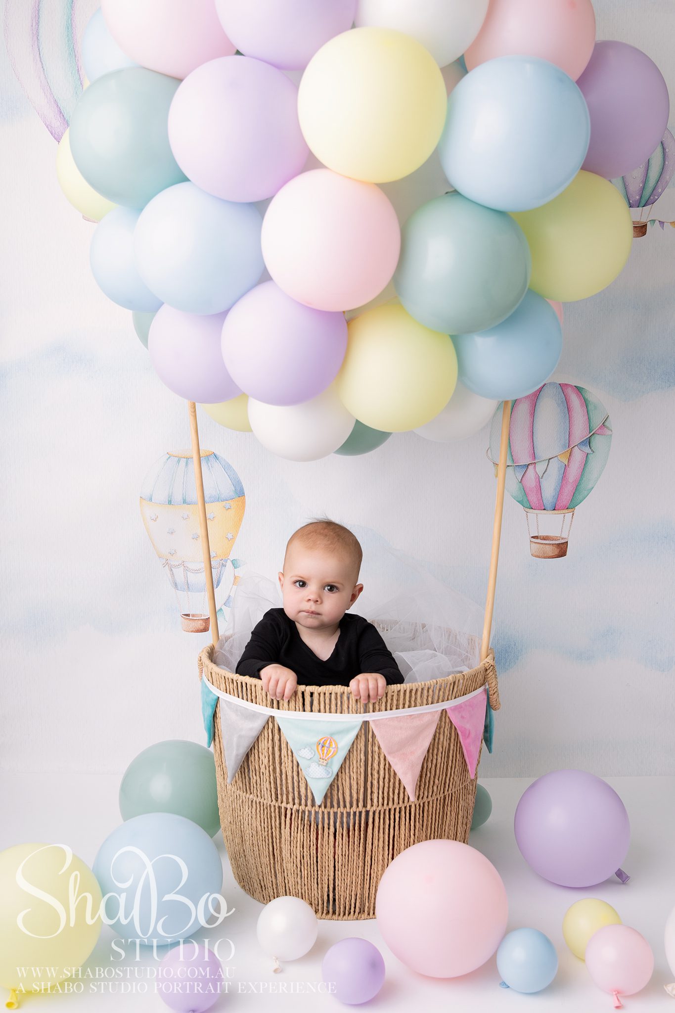 Perth Baby Photographer Party Hire Balloons ShaBo STUDIO