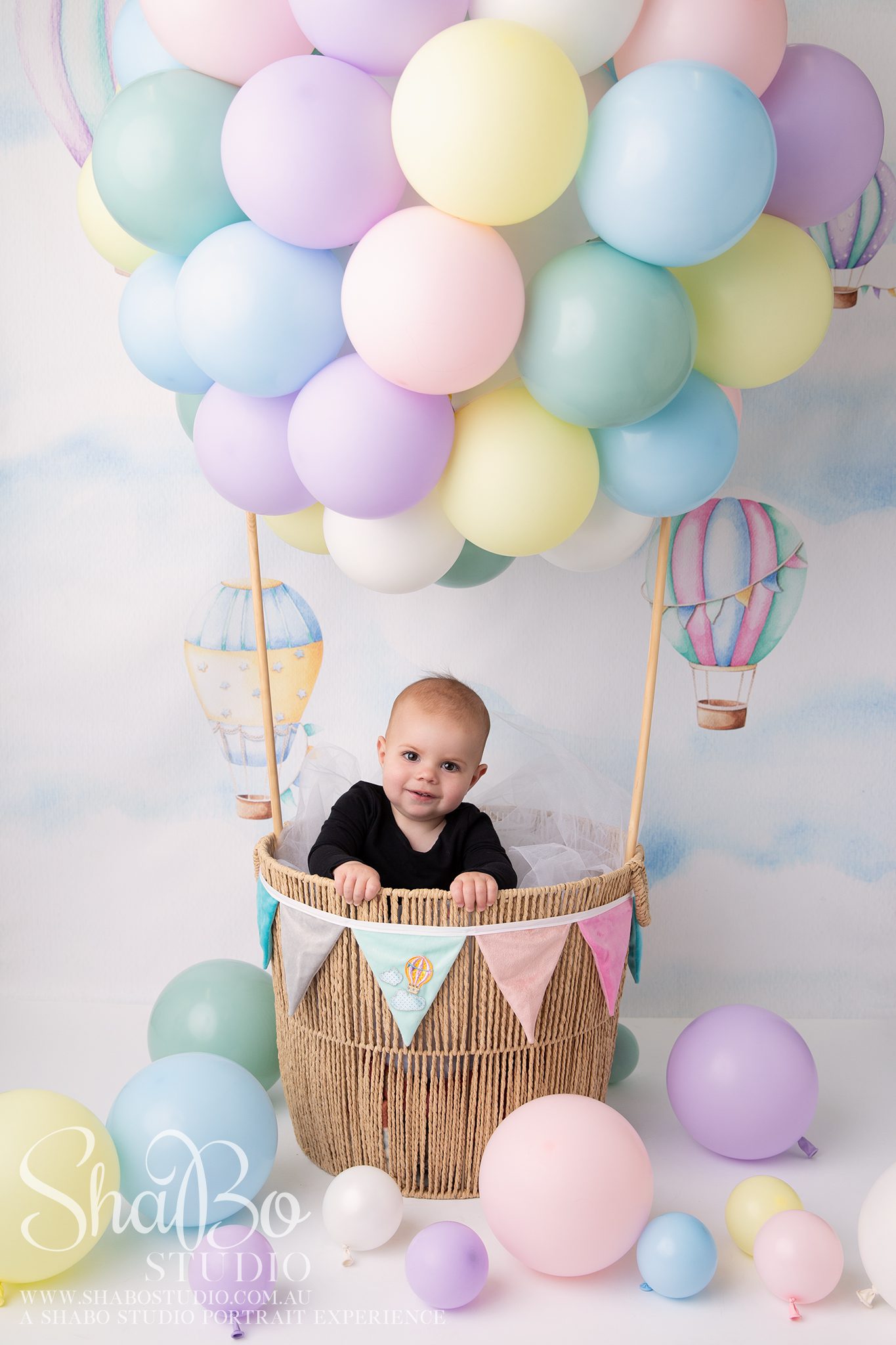 Perth Baby Photographer Party Hire Balloons ShaBo STUDIO