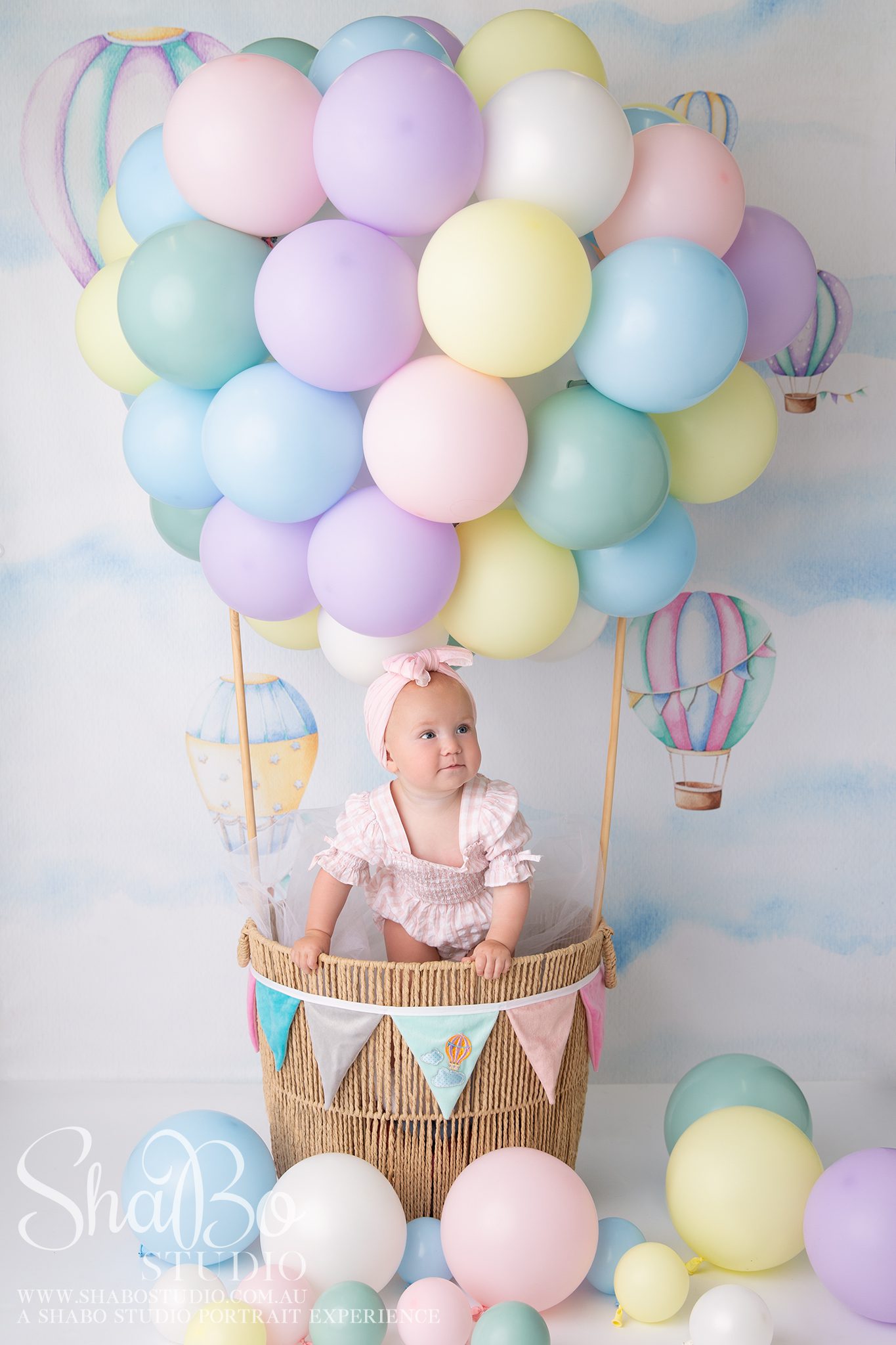 Perth Baby Photographer Party Hire Balloons ShaBo STUDIO