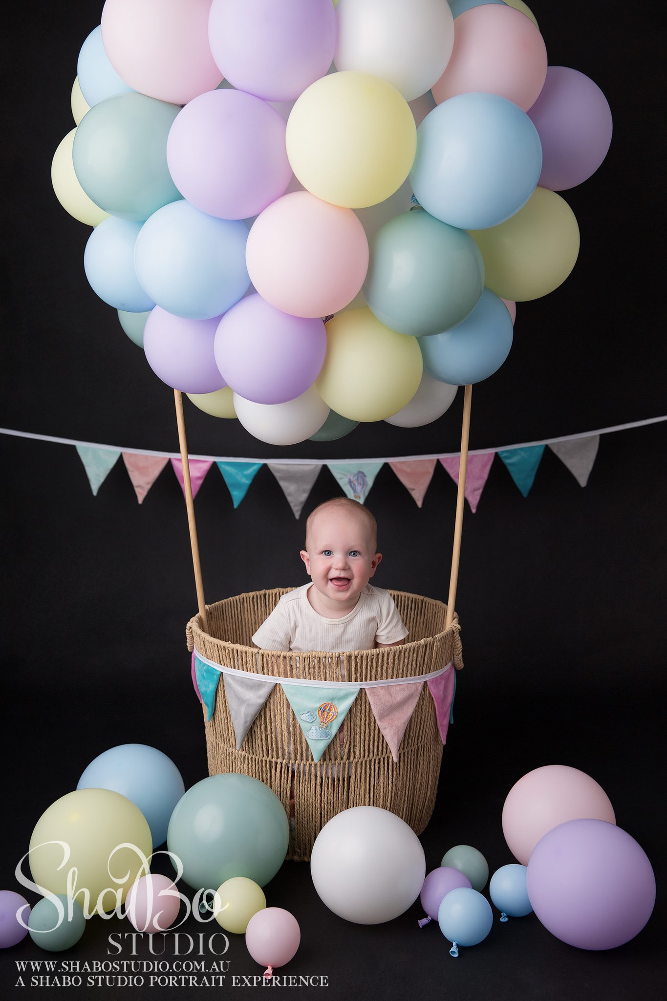Perth Baby Photographer Party Hire Balloons ShaBo STUDIO