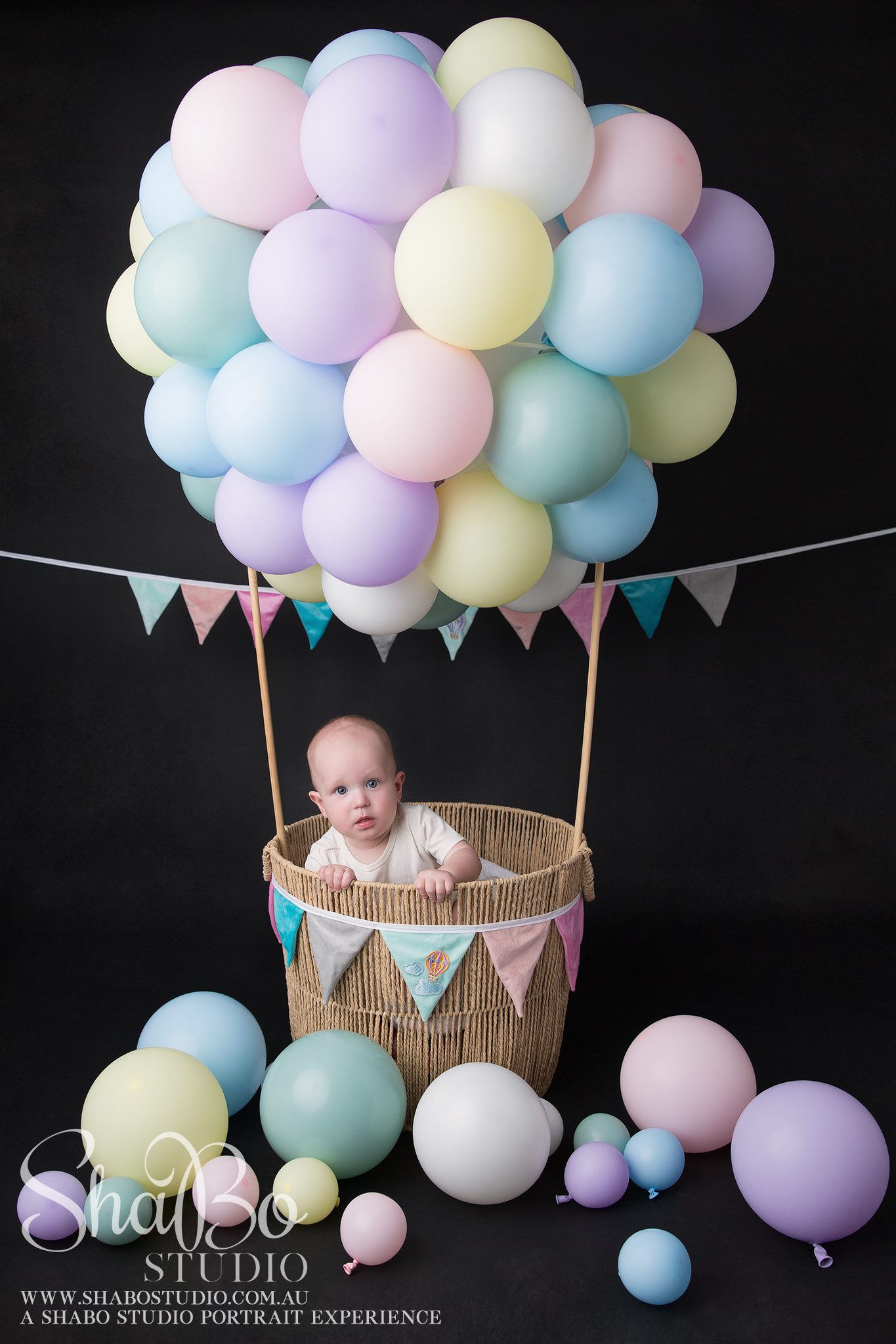Perth Baby Photographer Party Hire Balloons ShaBo STUDIO