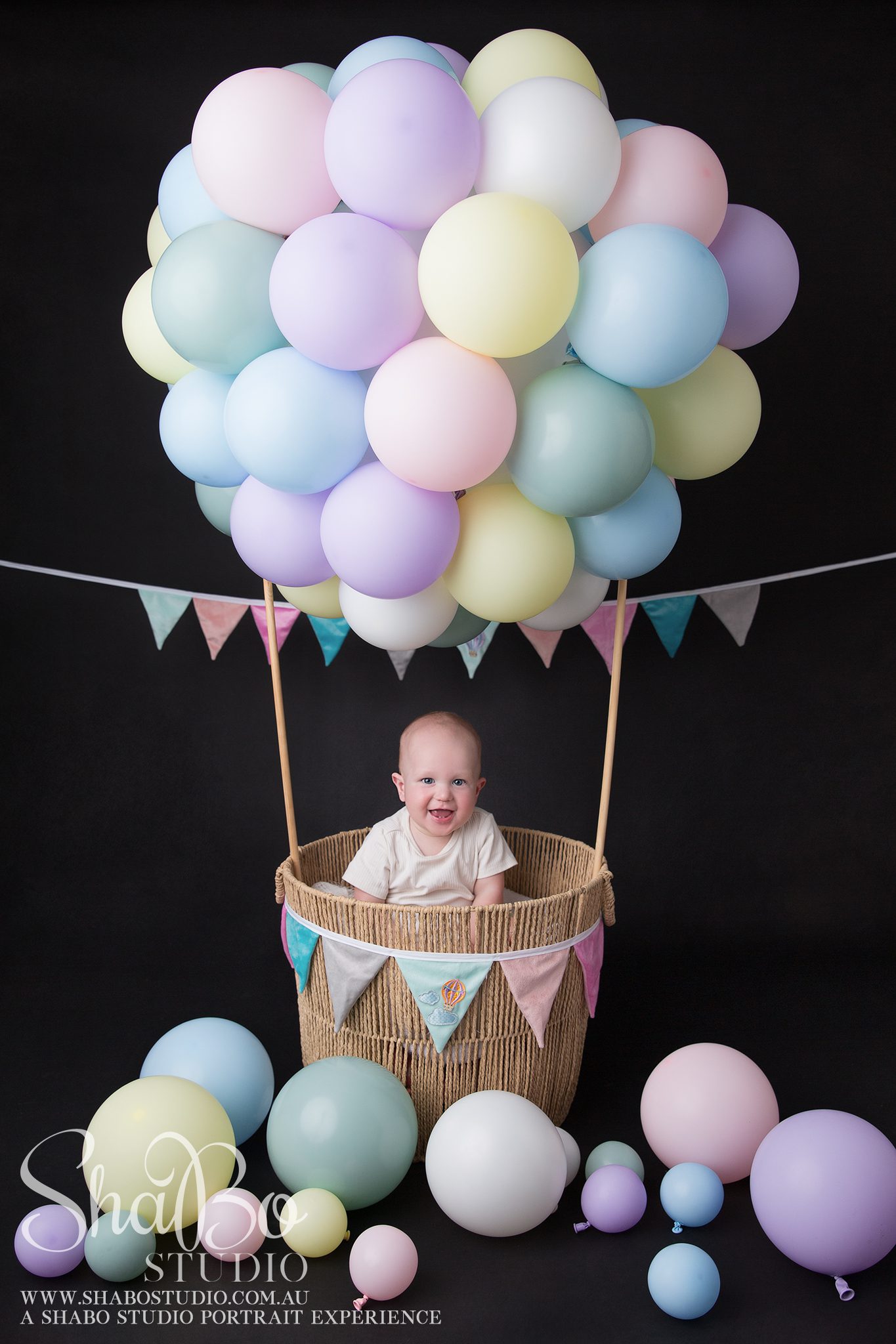 Perth Baby Photographer Party Hire Balloons ShaBo STUDIO